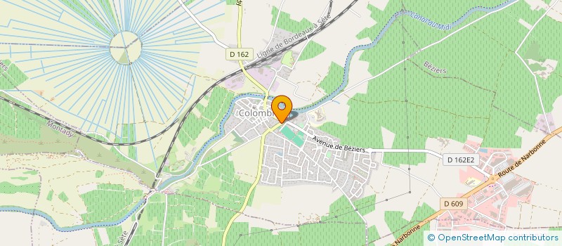 localisation de l'entreprise MONSIEUR PAUL GONDARD à COLOMBIERS