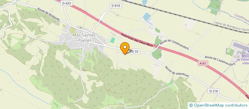 localisation de l'entreprise MONSIEUR PAUL GONZALES  MAS-SAINTES-PUELLES