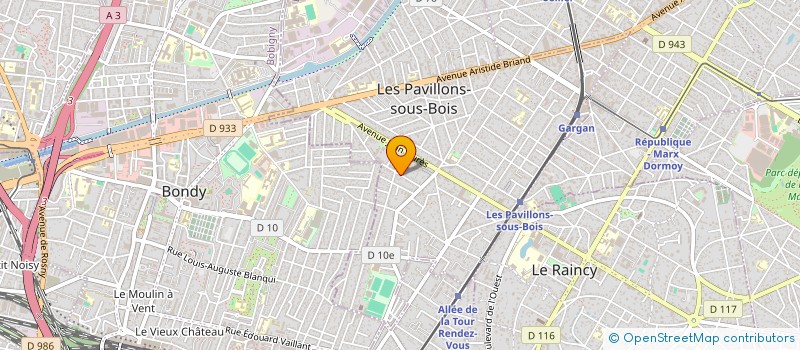 localisation de l'entreprise MONSIEUR PAUL GONZALEZ  LES PAVILLONS-SOUS-BOIS