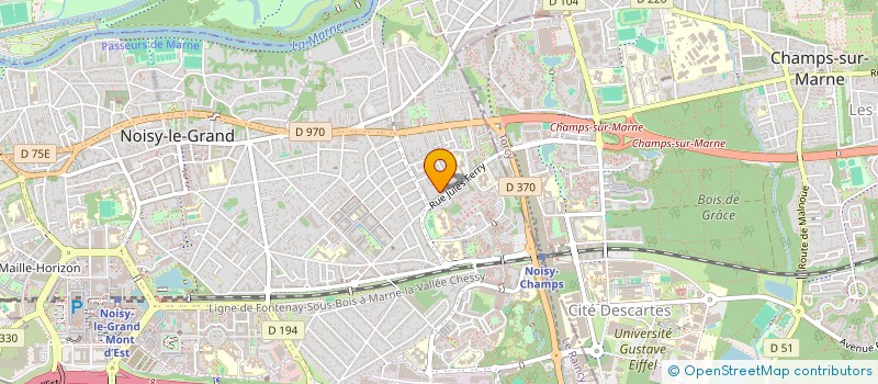 localisation de l'entreprise MONSIEUR PAUL GONZALEZ  NOISY-LE-GRAND