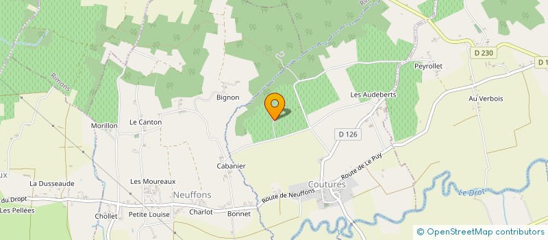 localisation de l'entreprise MONSIEUR PAUL GORIOUX  COUTURES