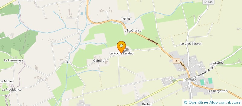 localisation de l'entreprise MONSIEUR PAUL GOUDY à RUFFIAC