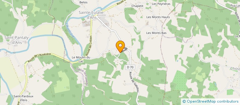 localisation de l'entreprise MONSIEUR PAUL GOUEZIGOUX  SANILHAC