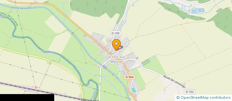 localisation de l'entreprise MONSIEUR PAUL GOUJON à LACROIX-SUR-MEUSE