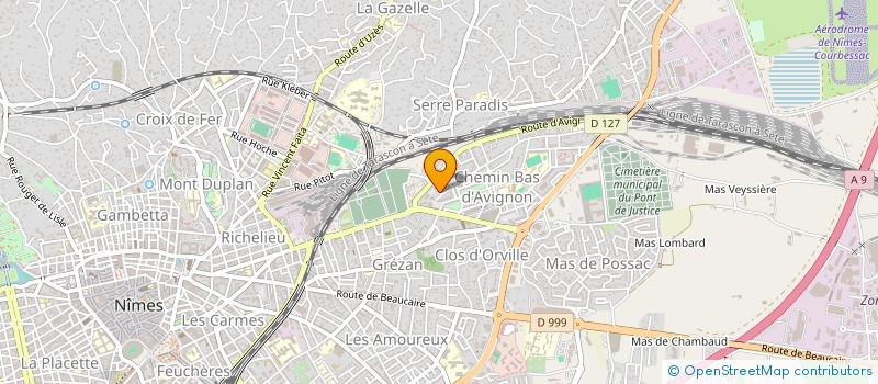 localisation de l'entreprise MONSIEUR PAUL GOUREVITCH  NIMES