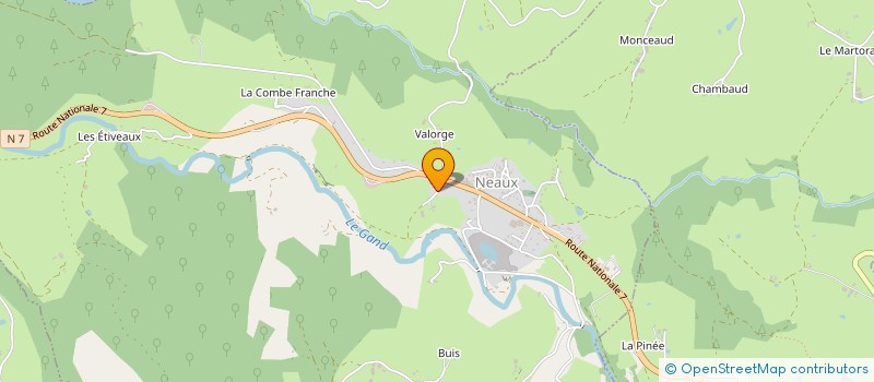 localisation de l'entreprise MONSIEUR PAUL GOUTAILLER  NEAUX