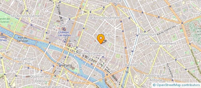 localisation de l'entreprise MONSIEUR PAUL GOUTELLE à PARIS