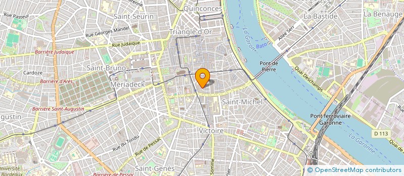 localisation de l'entreprise MONSIEUR PAUL GOUTORBE à BORDEAUX