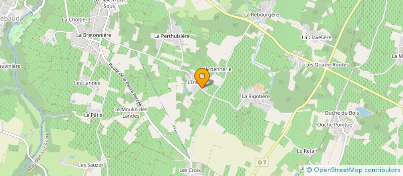localisation de l'entreprise MONSIEUR PAUL GRANIER à MAISDON-SUR-SEVRE