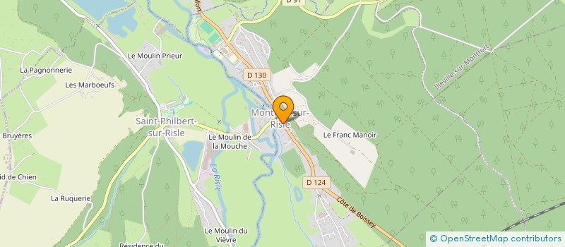 localisation de l'entreprise MONSIEUR PAUL GREAUME  MONTFORT-SUR-RISLE