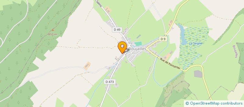 localisation de l'entreprise MONSIEUR PAUL GREUSARD  BOUJAILLES