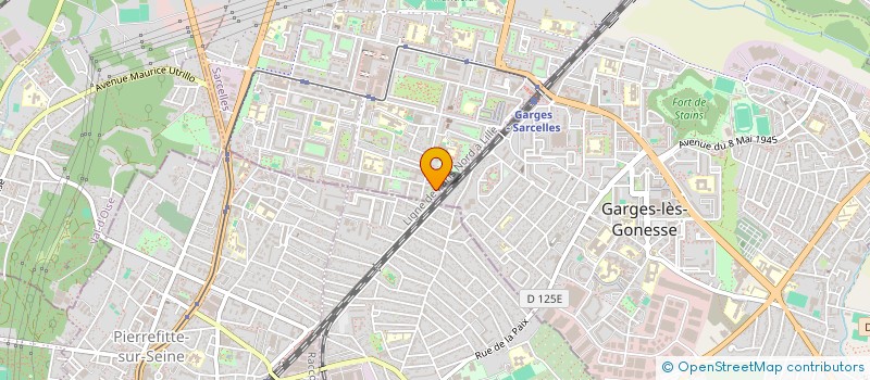 localisation de l'entreprise MONSIEUR PAUL GRIMALDI  SARCELLES