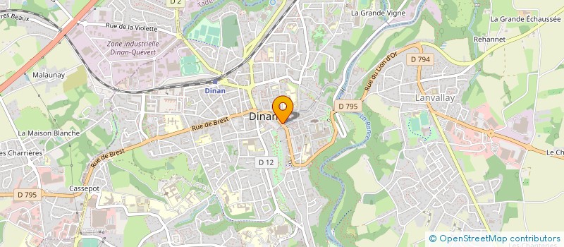 localisation de l'entreprise MONSIEUR PAUL GRIMAUD  DINAN