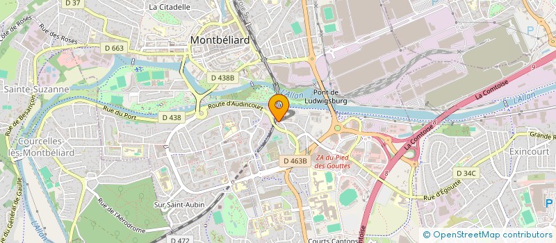 localisation de l'entreprise MONSIEUR PAUL GRIMM à MONTBELIARD