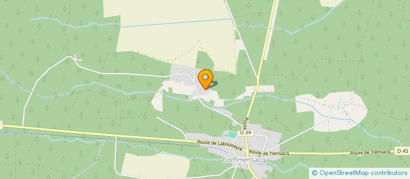 localisation de l'entreprise MONSIEUR PAUL GROBET  COMMENSACQ