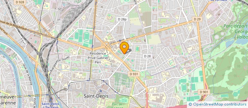 localisation de l'entreprise MONSIEUR PAUL GROS à SAINT-DENIS