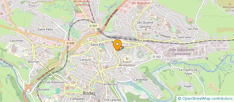 localisation de l'entreprise MONSIEUR PAUL GROS  LUC-LA-PRIMAUBE