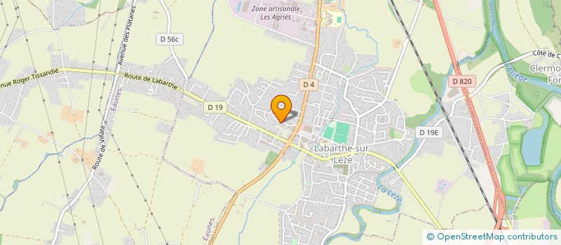 localisation de l'entreprise MONSIEUR PAUL GUERITAULT à LABARTHE-SUR-LEZE