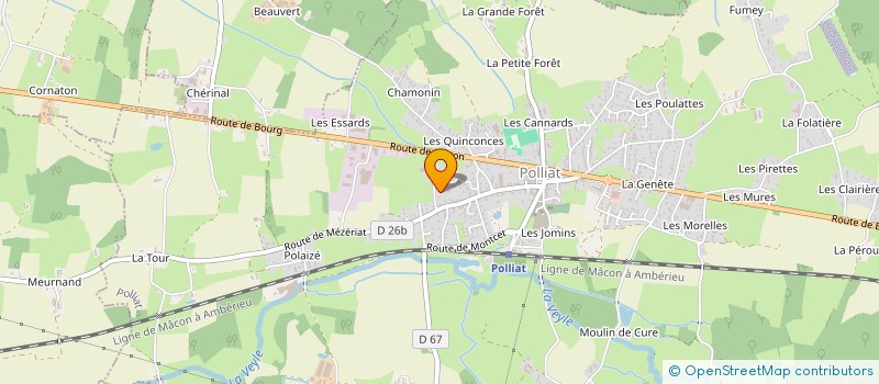 localisation de l'entreprise MONSIEUR PAUL GUERRY à POLLIAT