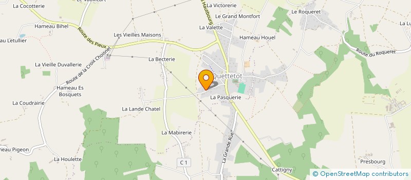 localisation de l'entreprise MONSIEUR PAUL GUESDON  BRICQUEBEC-EN-COTENTIN