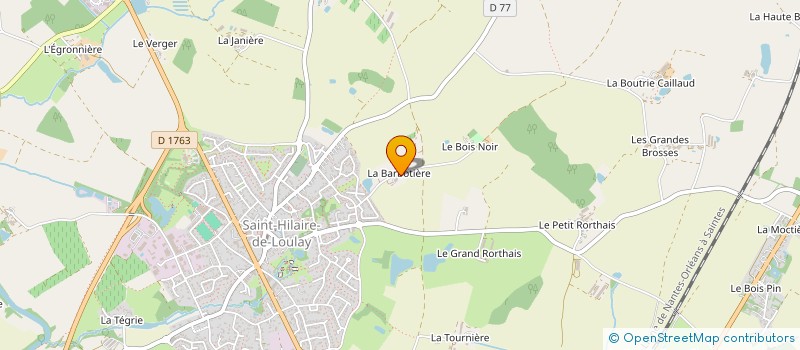 localisation de l'entreprise MONSIEUR PAUL GUICHETEAU à MONTAIGU-VENDEE