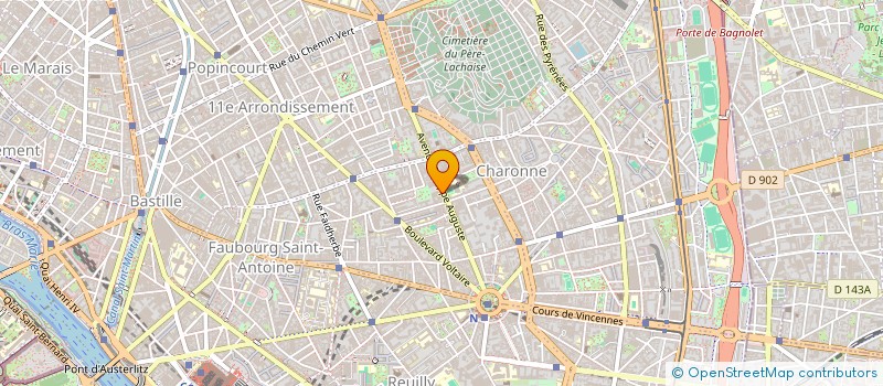 localisation de l'entreprise MONSIEUR PAUL GUILLEMINAULT à PARIS