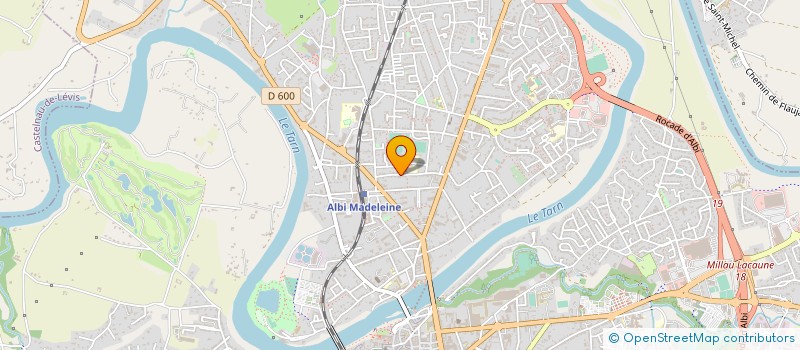 localisation de l'entreprise MONSIEUR PAUL GUILLERMIN  ALBI