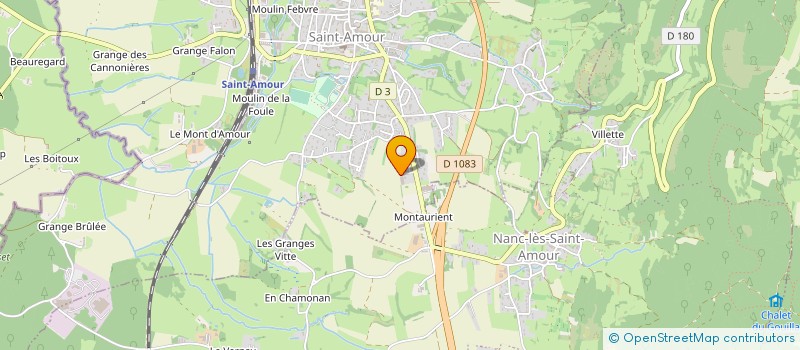 localisation de l'entreprise MONSIEUR PAUL GUILLET  SAINT-AMOUR