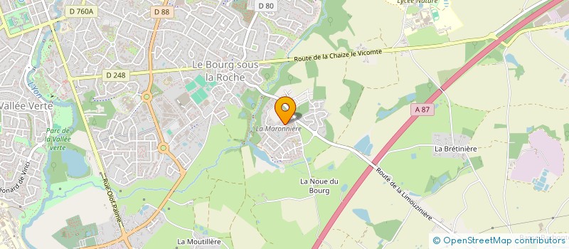 localisation de l'entreprise MONSIEUR PAUL GUILLET à LA ROCHE-SUR-YON
