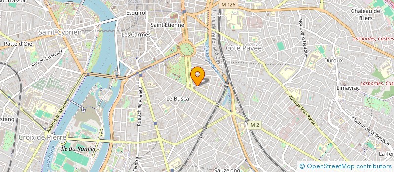 localisation de l'entreprise MONSIEUR PAUL GUILLIER  TOULOUSE
