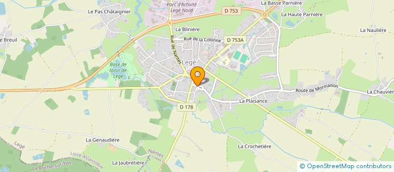 localisation de l'entreprise MONSIEUR PAUL GUILLON à LEGE