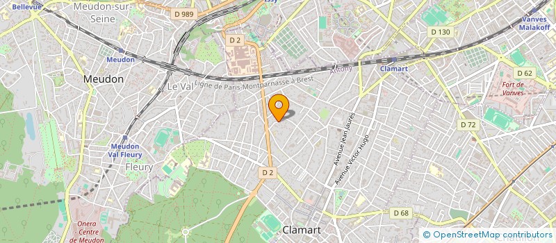 localisation de l'entreprise MONSIEUR PAUL GUILLON à CLAMART