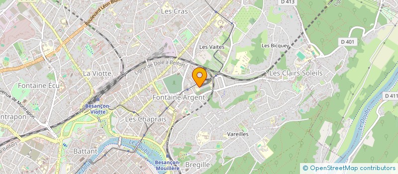 localisation de l'entreprise MONSIEUR PAUL GUINERET  BESANCON