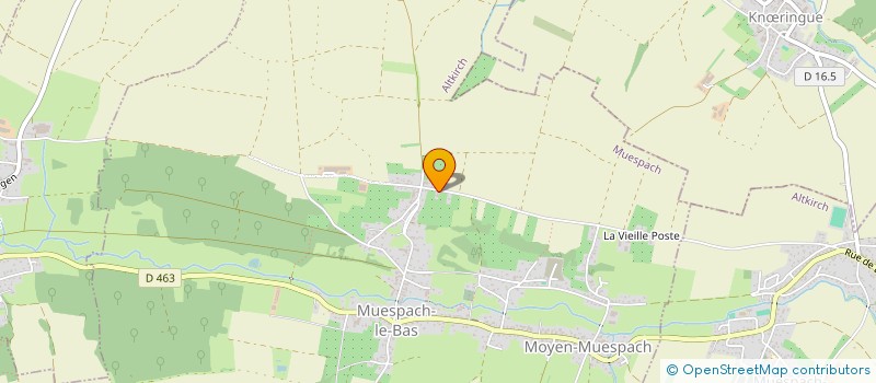 localisation de l'entreprise MONSIEUR PAUL GUTZWILLER  MUESPACH