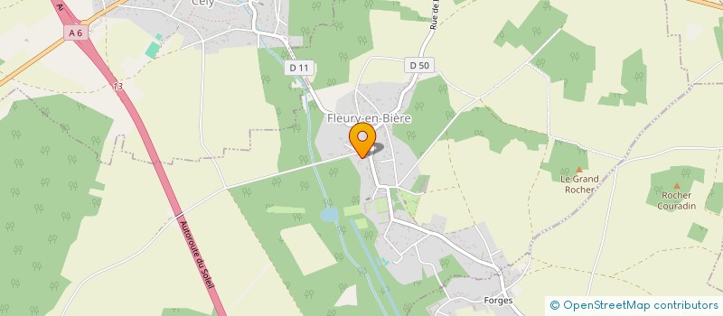 localisation de l'entreprise MONSIEUR PAUL HABERT  FLEURY-EN-BIERE