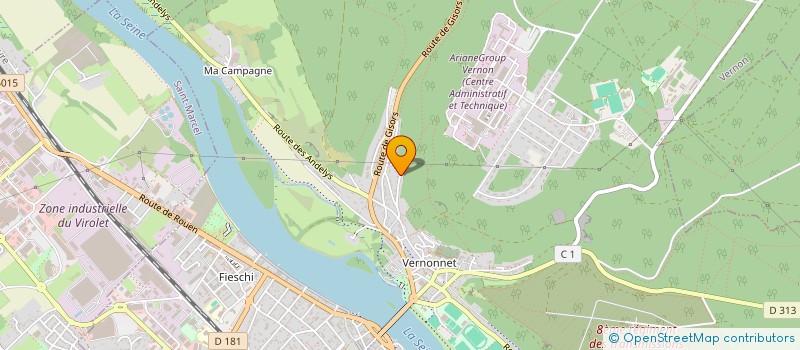 localisation de l'entreprise MONSIEUR PAUL HADJADJ  VERNON