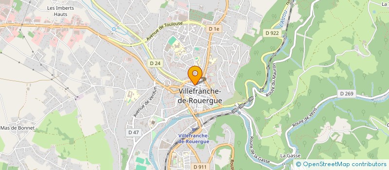 localisation de l'entreprise MONSIEUR PAUL HAEGEMAN  VILLEFRANCHE-DE-ROUERGUE