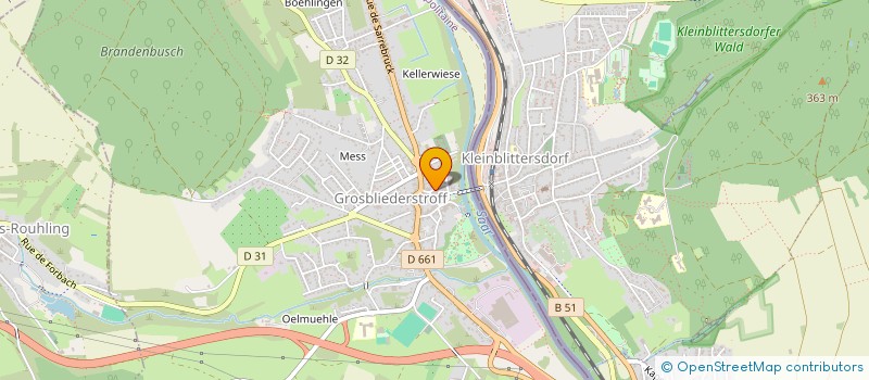 localisation de l'entreprise MONSIEUR PAUL HAFFNER  GROSBLIEDERSTROFF