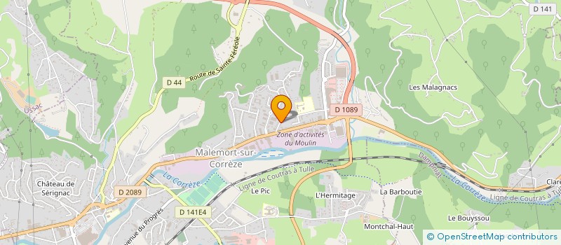 localisation de l'entreprise MONSIEUR PAUL HAJDAMAKA  BRIVE-LA-GAILLARDE