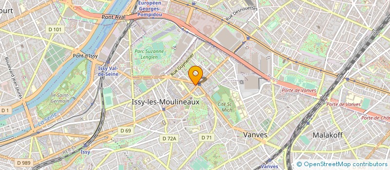 localisation de l'entreprise MONSIEUR PAUL HARRER  BOULOGNE-BILLANCOURT