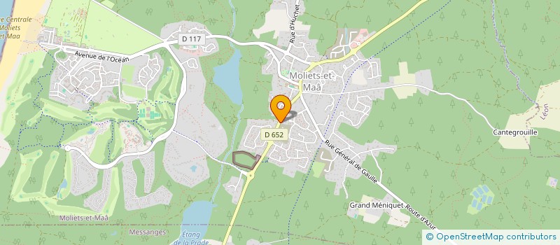 localisation de l'entreprise MONSIEUR PAUL HARRIS  MOLIETS-ET-MAA