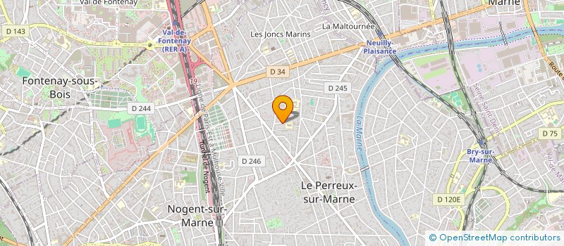 localisation de l'entreprise MONSIEUR PAUL HARROCH à LE PERREUX-SUR-MARNE