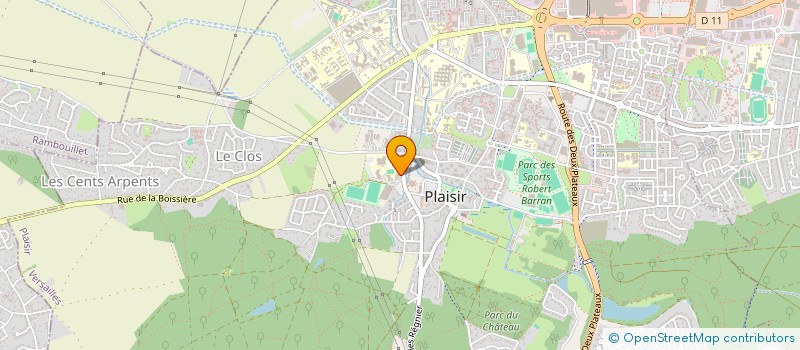 localisation de l'entreprise MONSIEUR PAUL HEGELE  PLAISIR