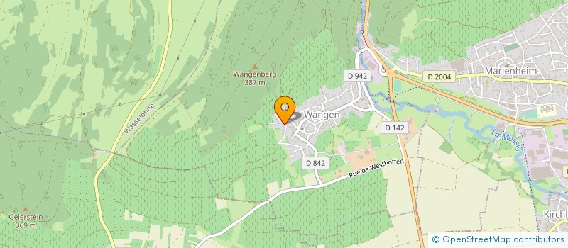 localisation de l'entreprise MONSIEUR PAUL HEINRICH  WANGEN