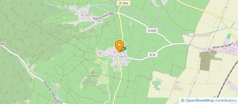 localisation de l'entreprise MONSIEUR PAUL HEINRICH  RORSCHWIHR