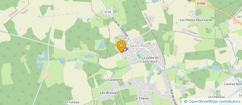 localisation de l'entreprise MONSIEUR PAUL HELFRICH  TOURS