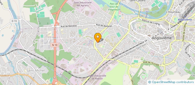 localisation de l'entreprise MONSIEUR PAUL HELFRID à ANGOULEME