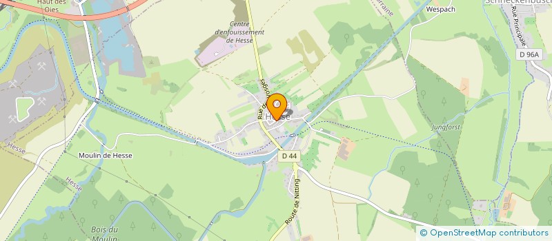 localisation de l'entreprise MONSIEUR PAUL HELVIG  HESSE