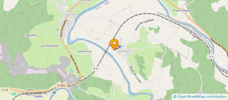 localisation de l'entreprise MONSIEUR PAUL HEMMETT  LE RIOLS