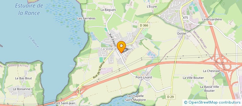 localisation de l'entreprise MONSIEUR PAUL HENNECART  LA VILLE-ES-NONAIS